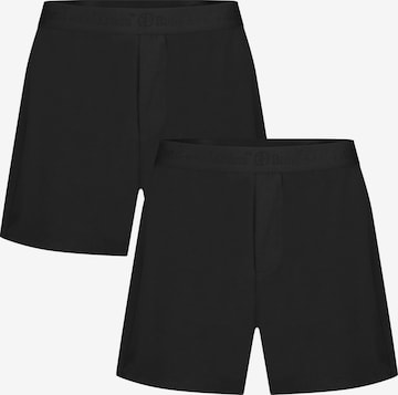 Bamboo basics Boxer shorts 'Kay' in Black: front