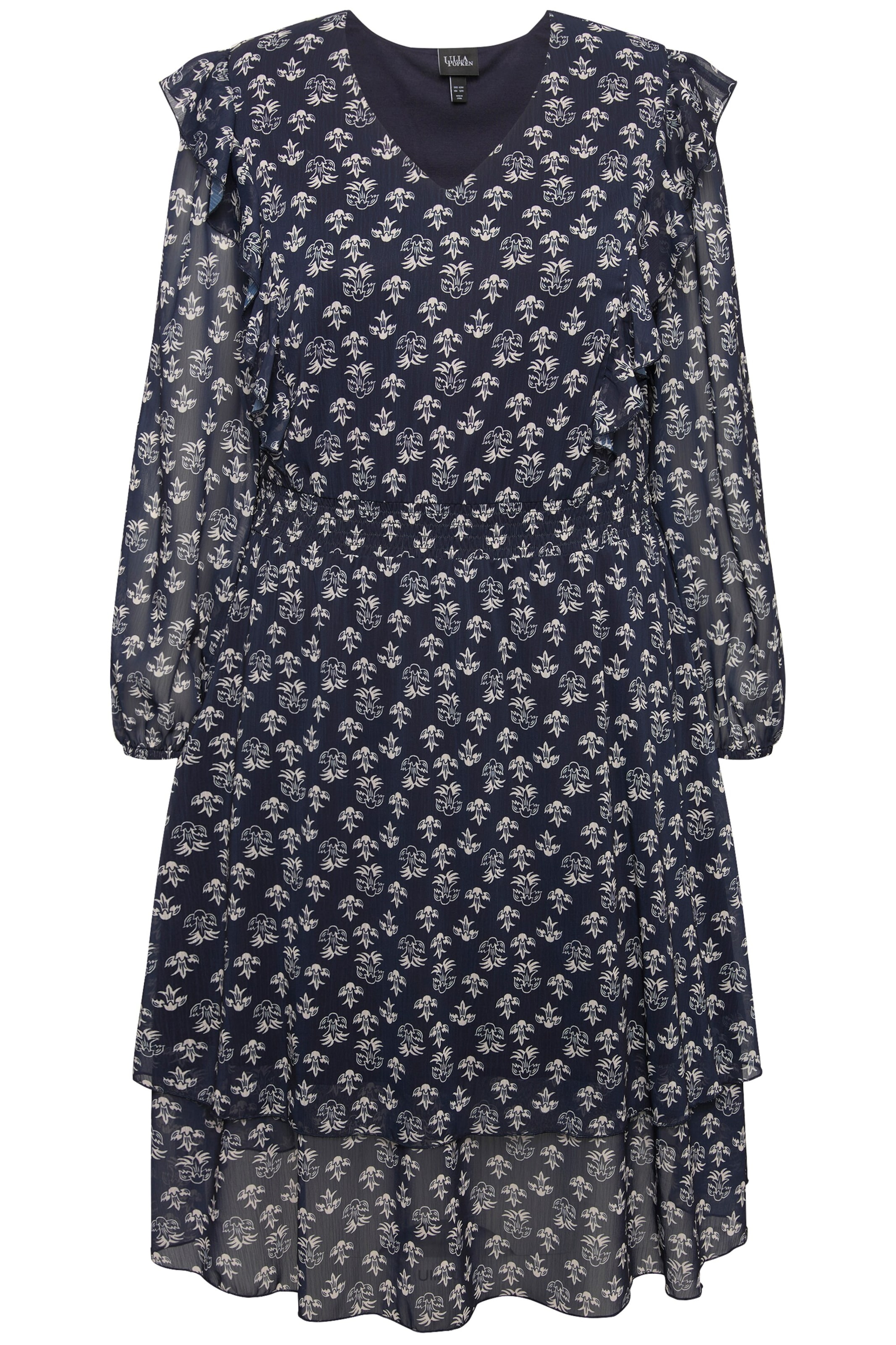 Ulla Popken Kleid in Blau: Vorderseite