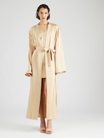 Robe 'Kim' ABOUT YOU x Iconic by Tatiana Kucharova en beige : devant