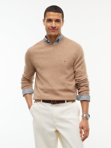TOMMY HILFIGER Pullover in Braun: Vorderseite