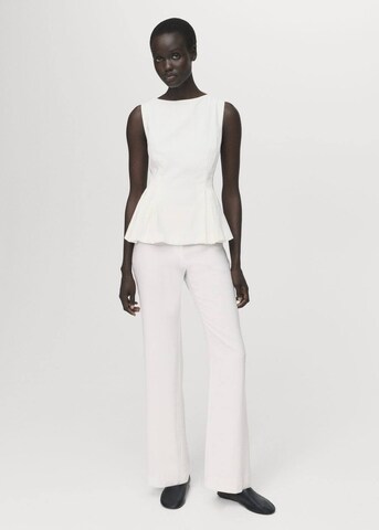 MANGO Top 'Naia-H' in Weiß