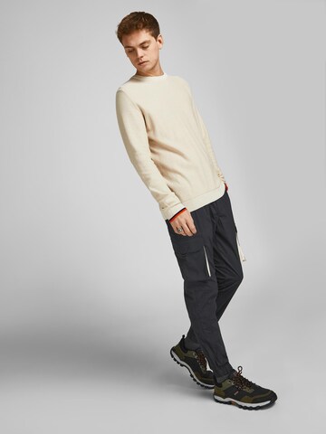 JACK & JONES Tapered Cargobroek 'Gordon Blaze' in Zwart