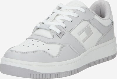 Tommy Jeans Sneaker low 'Basket' i grå / hvid, Produktvisning