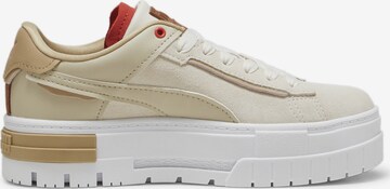 Baskets basses 'Mayze Crashed No Filter' PUMA en blanc