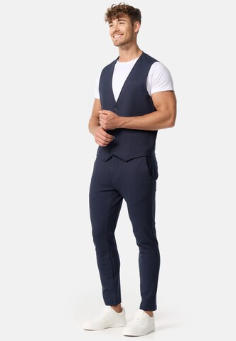 JEFF Regular Trousers ' Zra ' in Blue