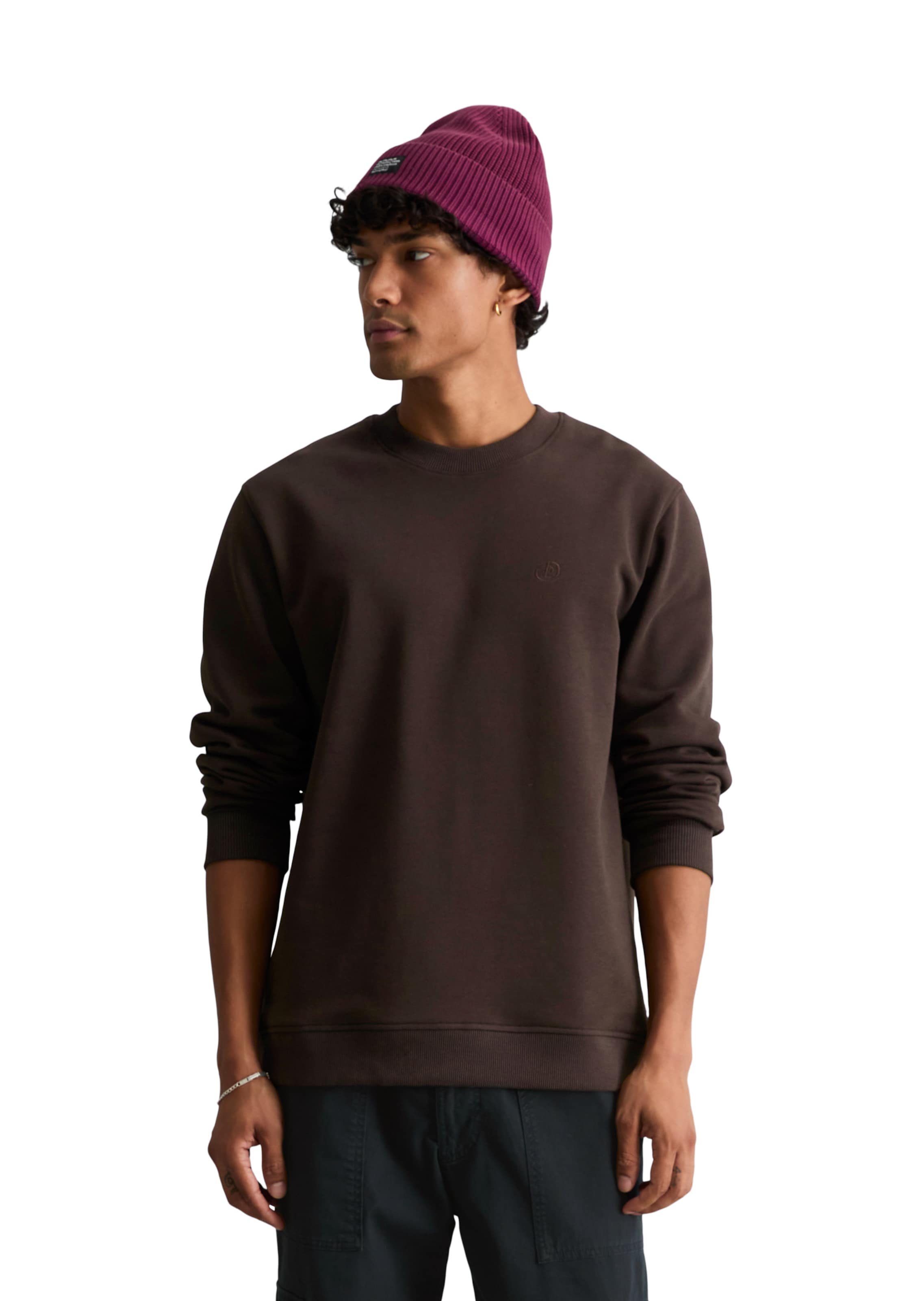 Marc O'Polo DENIM Sweatshirt in Brown: front