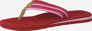 TAMARIS Flip-Flops i rød: forside