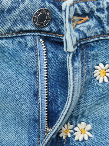 MANGO Loosefit Shorts 'MASSY' in Blau