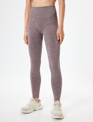 Koton Skinny Leggings in Red: front