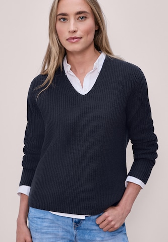 STREET ONE Pullover in Blau: Vorderseite