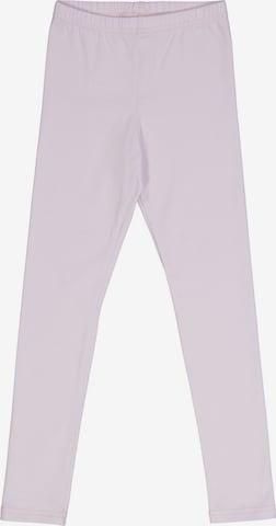 Leggings '' Müsli by GREEN COTTON en violet : devant