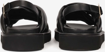Kazar Páskové sandály – černá