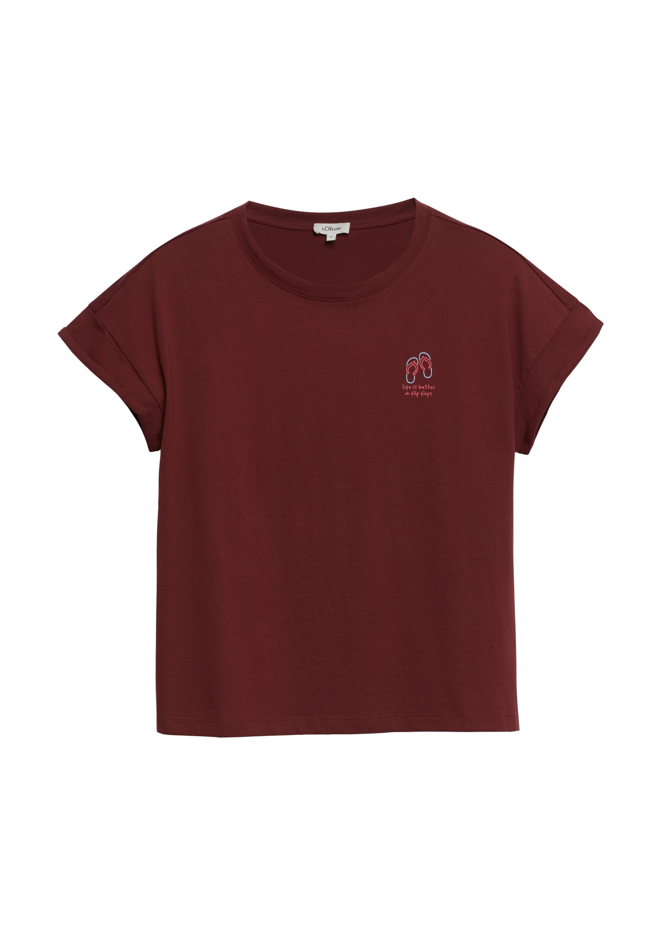 s.Oliver T-Shirt in Rot: Vorderseite