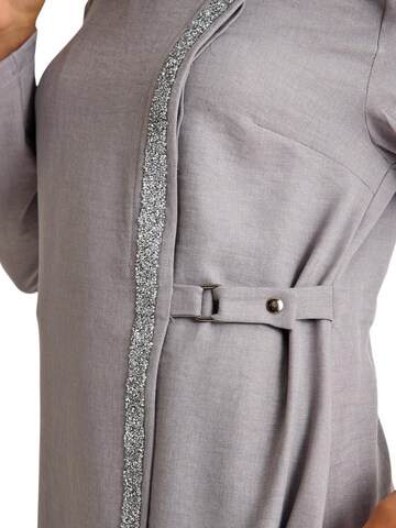 fashionshowcase Kleid 'Leila-Ferace' in Grau