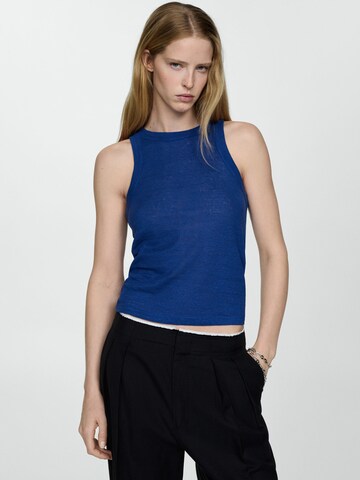 MANGO Top 'LENI' in Blue: front