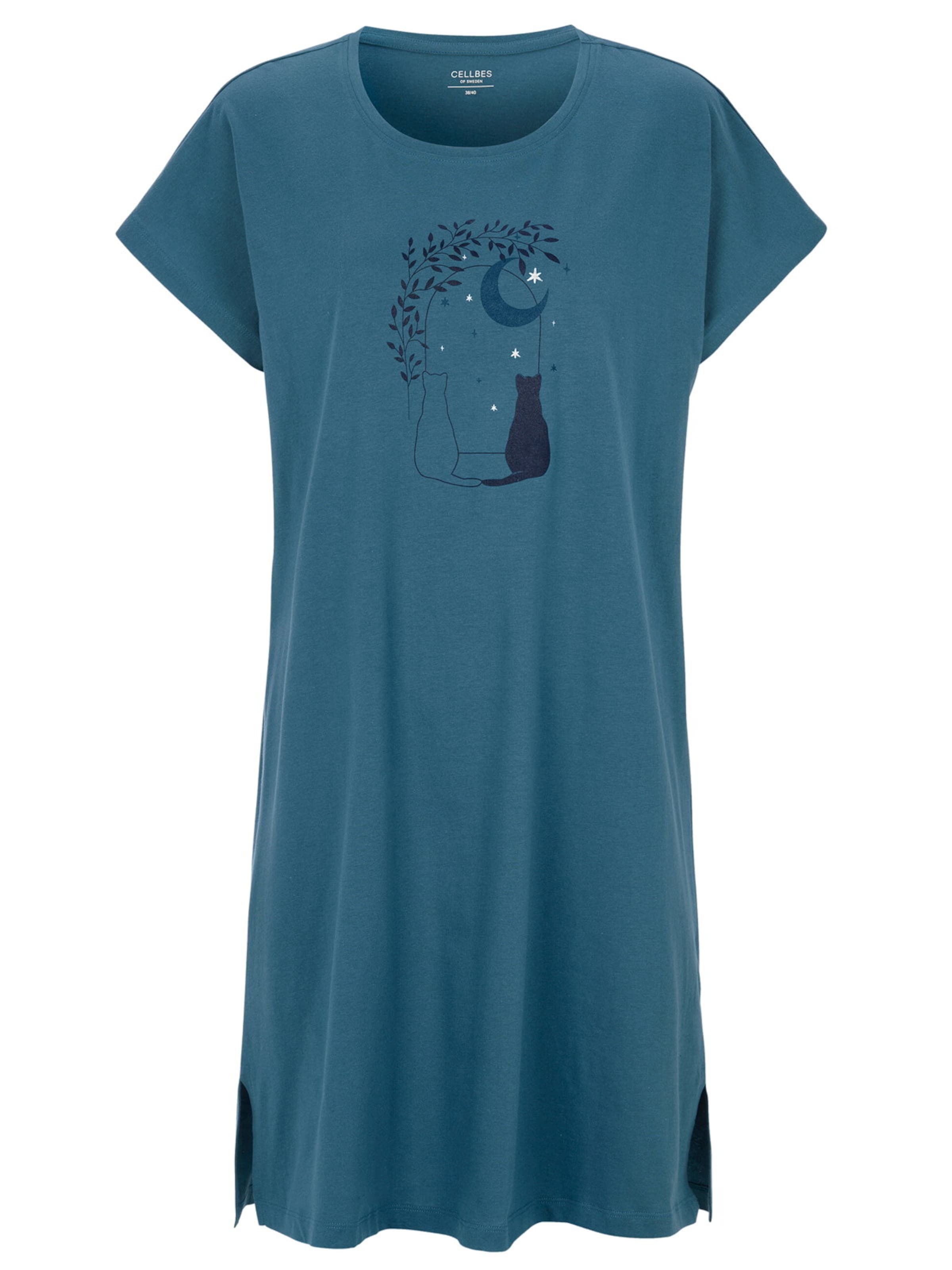 Chemise de nuit Cellbes of Sweden en bleu : devant