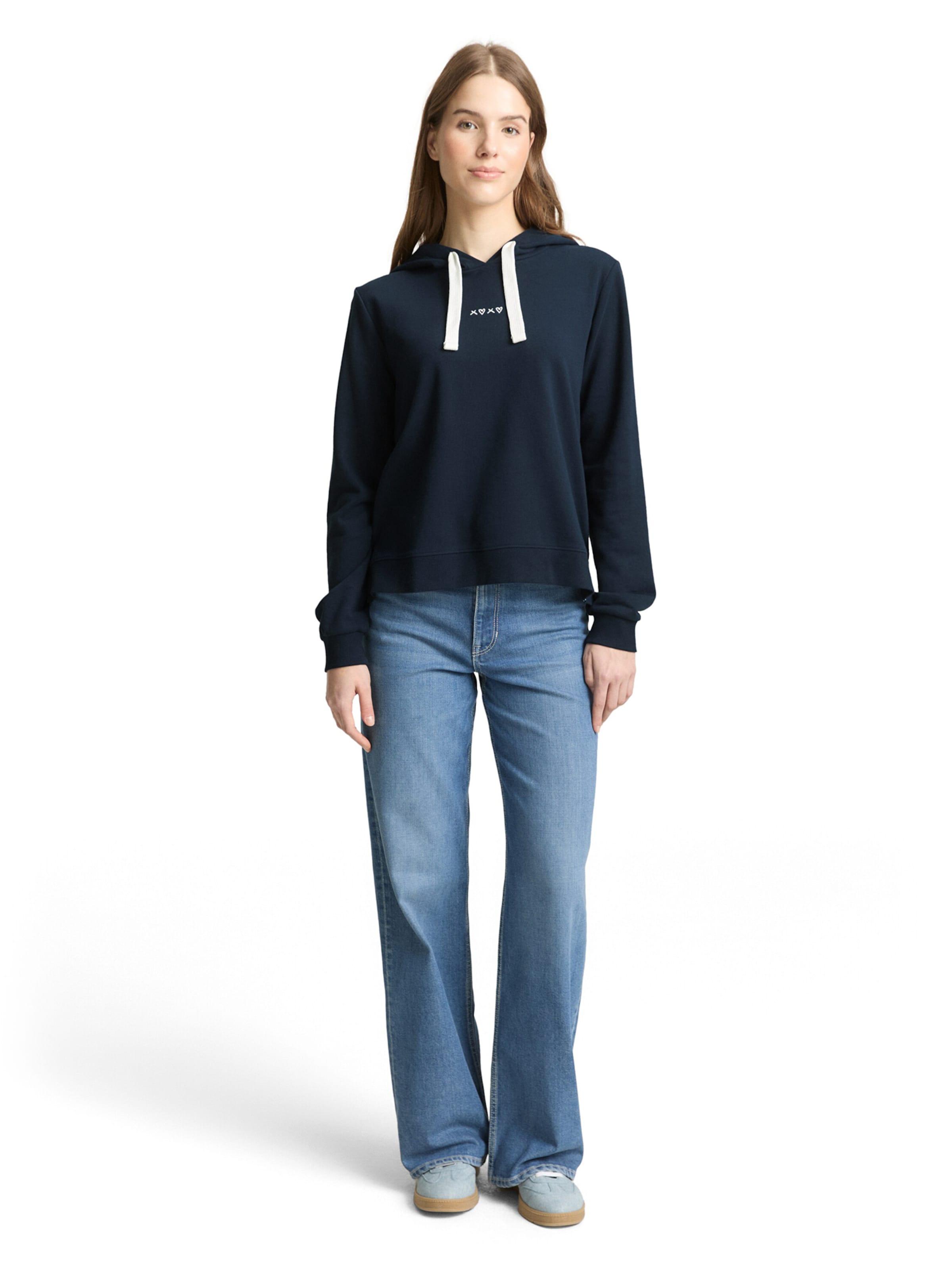 TOM TAILOR DENIM Sweatshirt in Blue