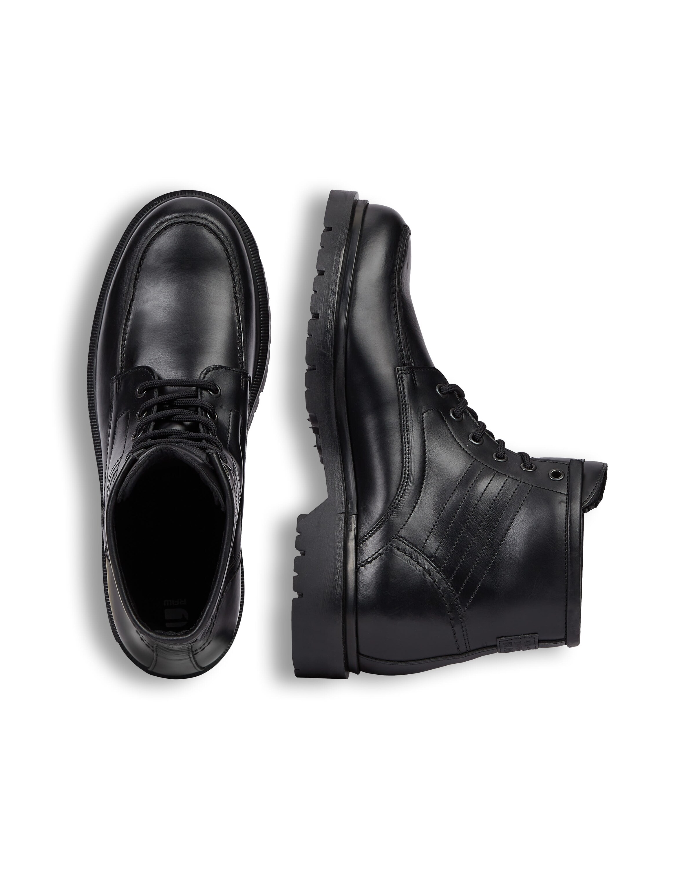G-STAR Lace-up boots 'Tyler Boot Mid' in Black