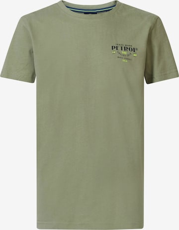 T-Shirt Petrol Industries en vert : devant