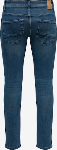 Coupe slim Jean 'Loom' Only & Sons en bleu