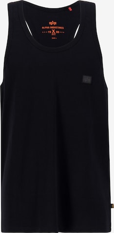 ALPHA INDUSTRIES Shirt in Schwarz: Vorderseite