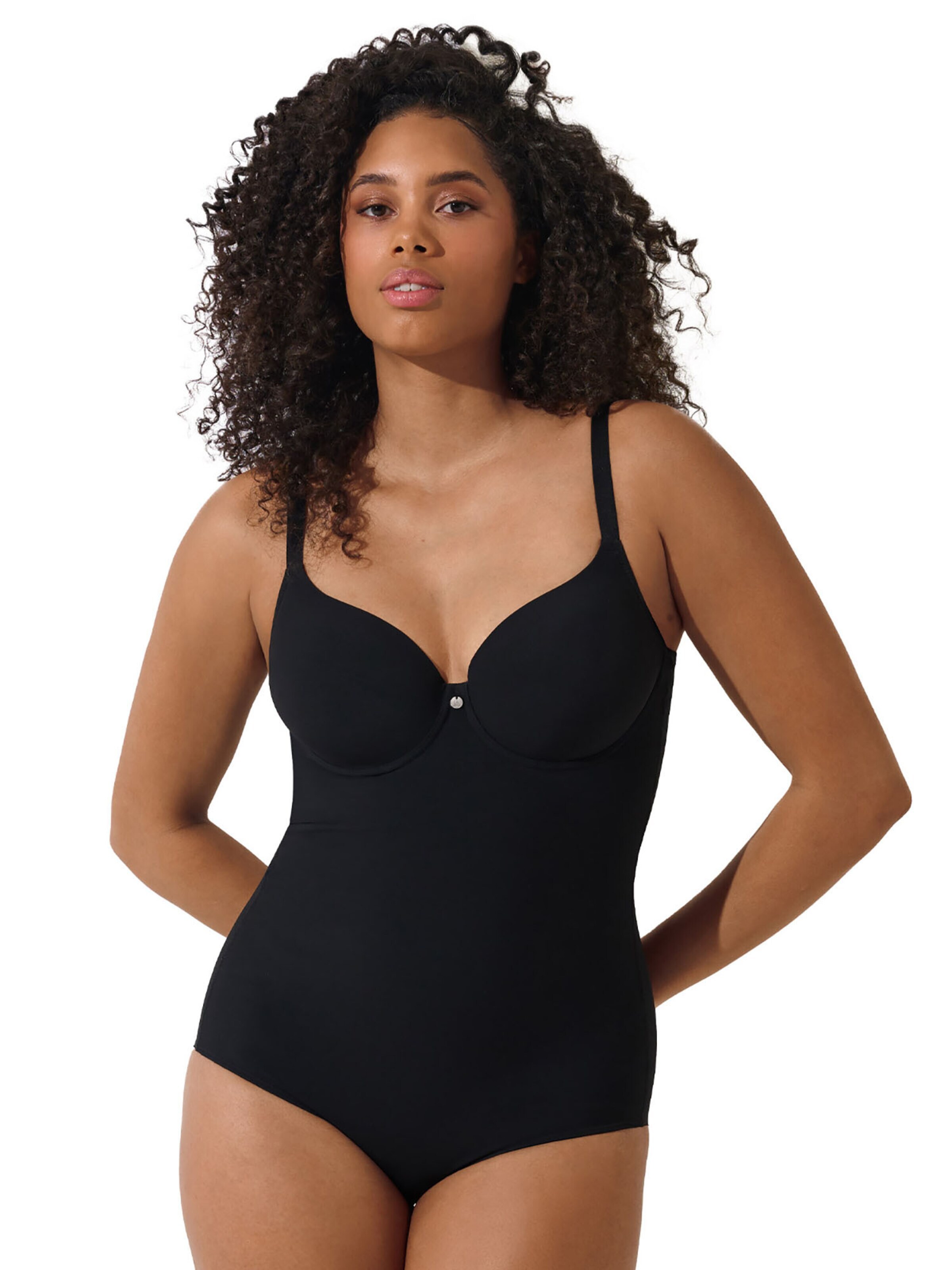 Lisca Corsage 'Bella'‌‌‌‌‌‌‌‌‌ in Schwarz: Vorderseite