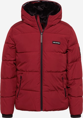 Veste mi-saison HOLLISTER en rouge : devant