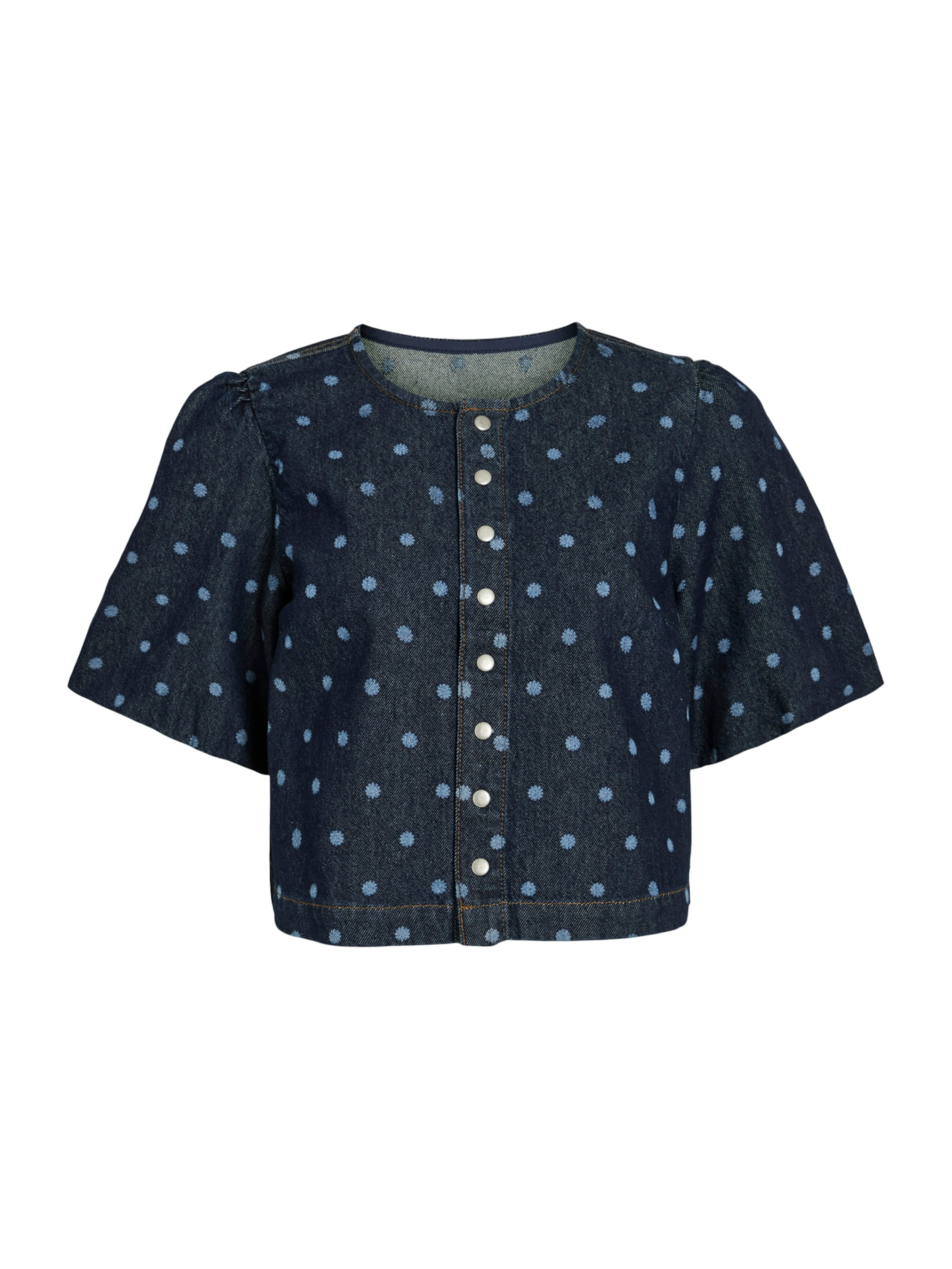 VILA Bluse 'VIPAL' in Blau: Vorderseite