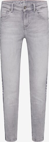 Soccx Slim fit Jeans in Grey: front