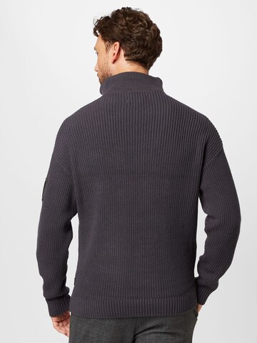 TOM TAILOR DENIM Pullover in Grau