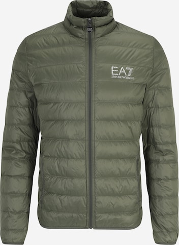zaļš EA7 Emporio Armani Starpsezonu jaka: no priekšpuses