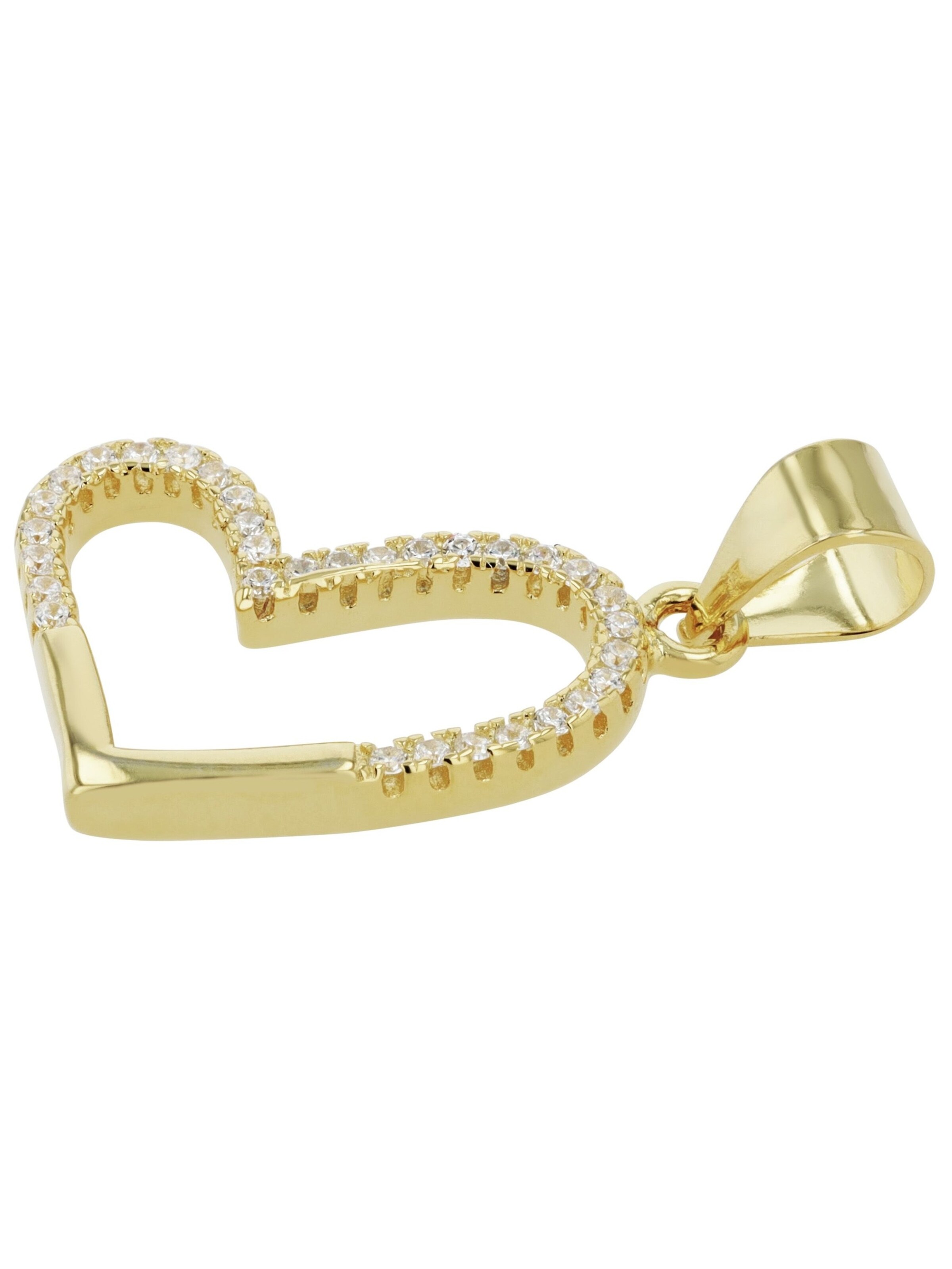 Akzent Pendant 'Carlee, 925 Sterlingsilber, langlebig' in Gold