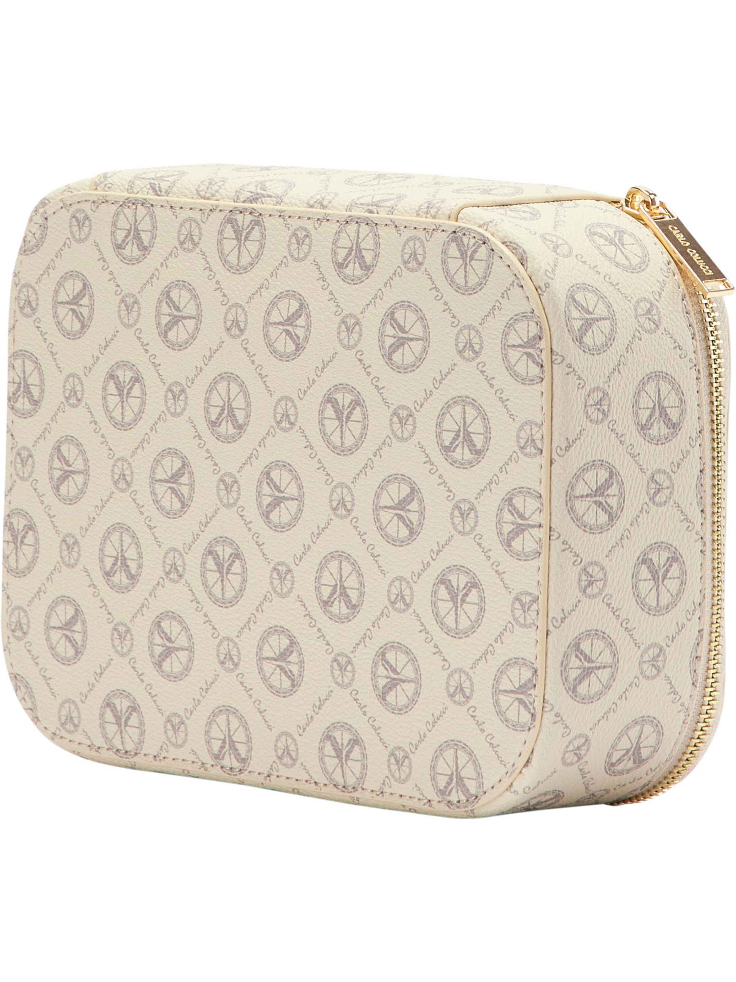 Carlo Colucci Kulturtasche ' Cracogna ' in Beige