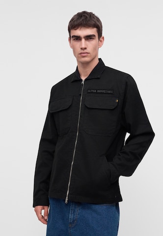 ALPHA INDUSTRIES Átmeneti dzseki - fekete