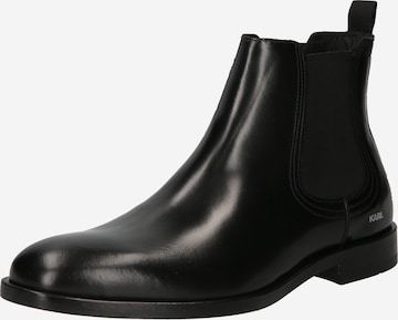 Karl Lagerfeld Chelsea Boots 'URANO IV' in Black: front