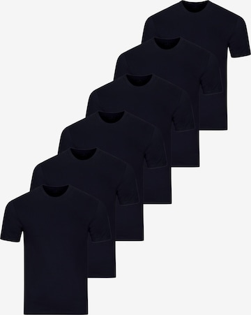 Ragman Undershirt 'Basic' in Blue: front