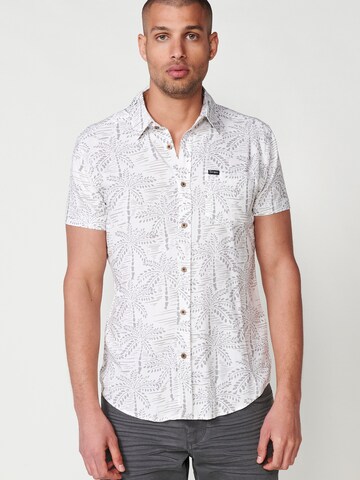 Coupe regular Chemise KOROSHI en gris : devant