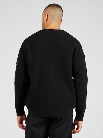 melns Calvin Klein Jeans Adīta jaka