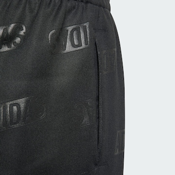 ADIDAS SPORTSWEAR Tapered Sporthose 'Brand Love Debossed' in Schwarz