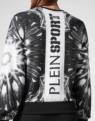 Plein Sport - Sudadera 'Optical Flower' en negro