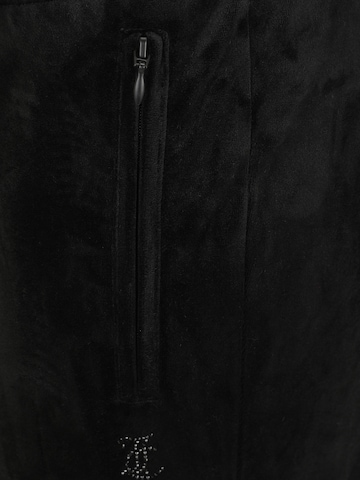 Juicy Couture Petite regular Παντελόνι 'TINA' σε μαύρο