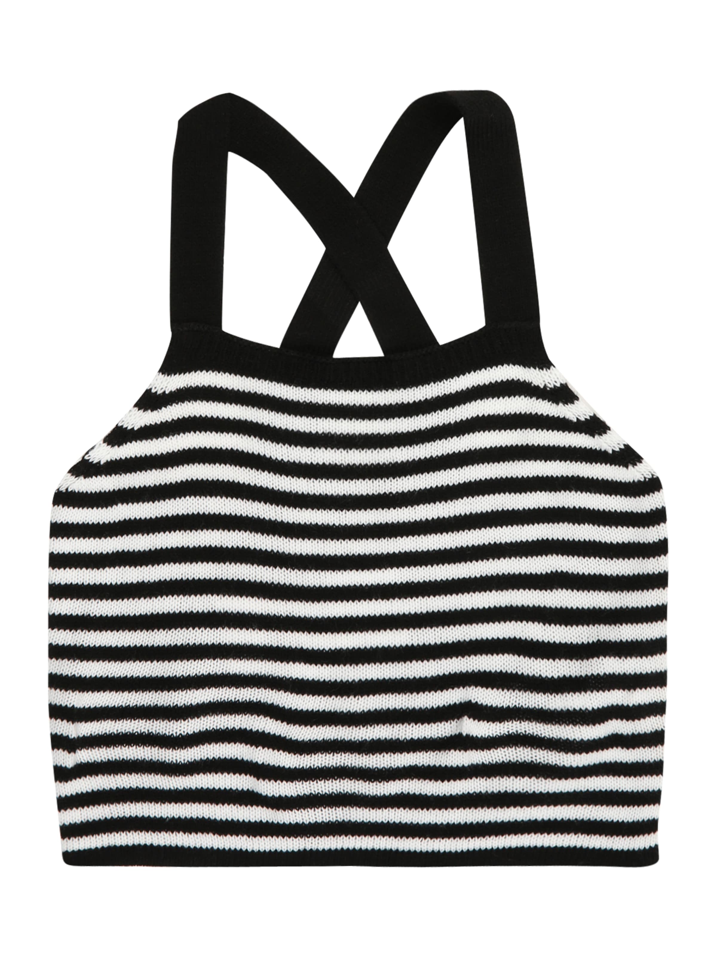 ABOUT YOU Top | črna barva: sprednja stran