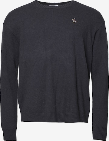 Pullover 'Wolli Pocher' di Kleinigkeit in blu: frontale
