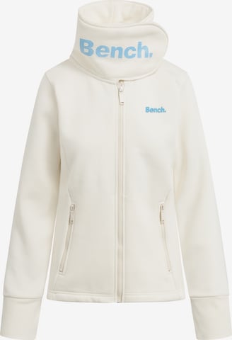 BENCH Zip-Up Hoodie 'Haylo' in White: front