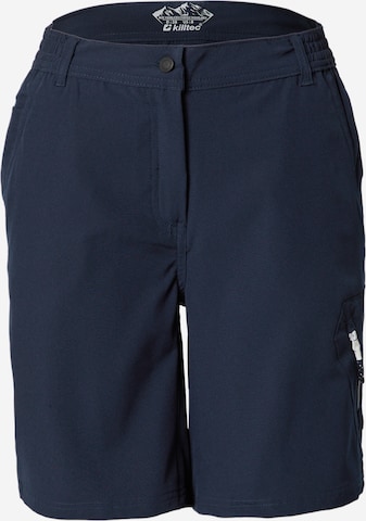 KILLTEC Outdoor Pants in Blue: front