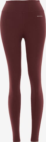 Organication Skinny Leggings in Rot: Vorderseite