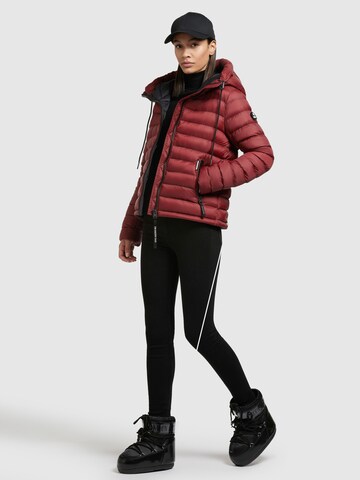 khujo - Chaqueta de invierno 'Lona shine' en rojo
