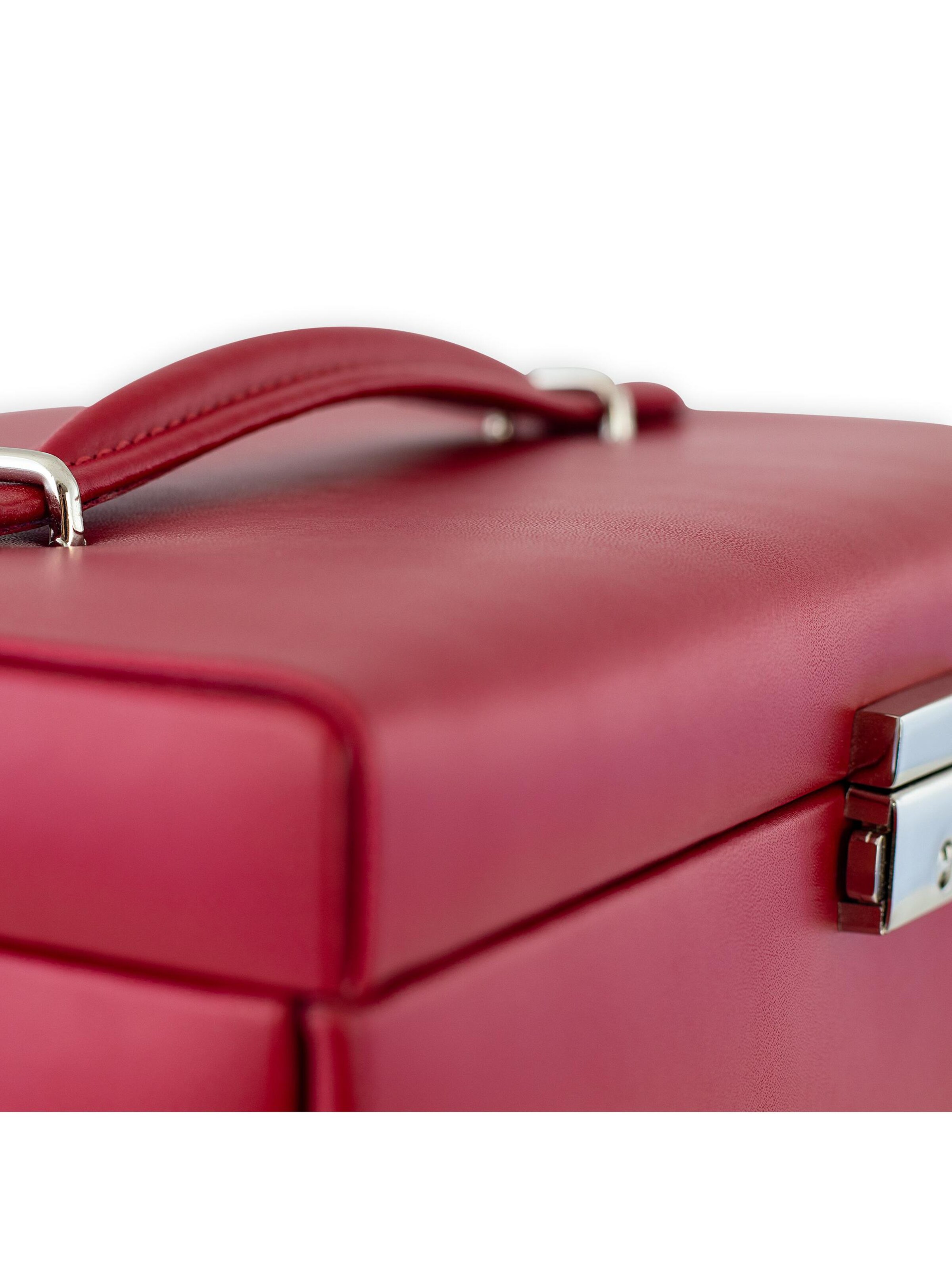 Friedrich23 Jewelry storage 'Schmuckkasten - Leder' in Red