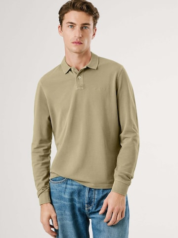 T-Shirt 'NEW OLIVER' Pepe Jeans en vert : devant