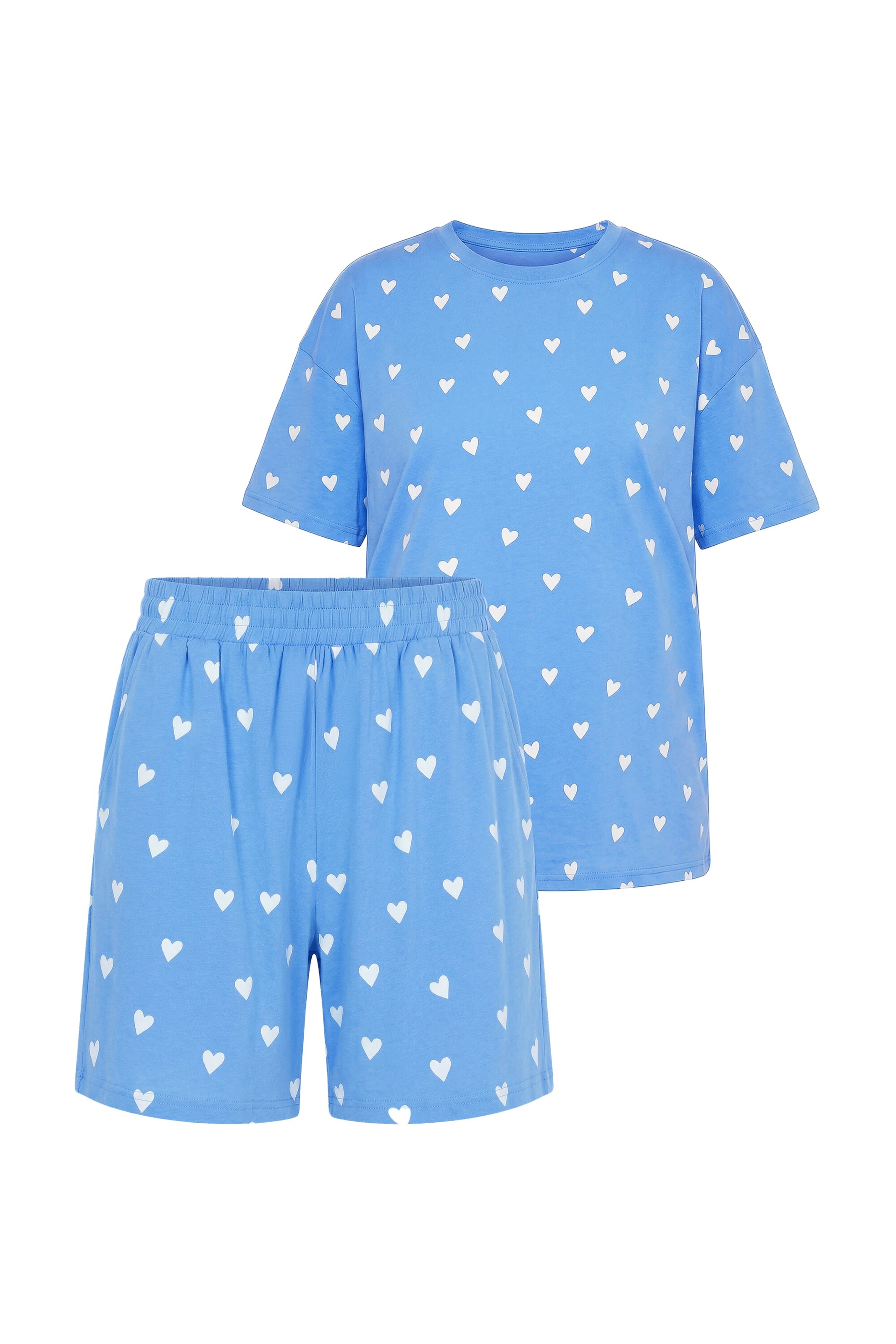 Studio Untold Pyjama in Blau: Vorderseite
